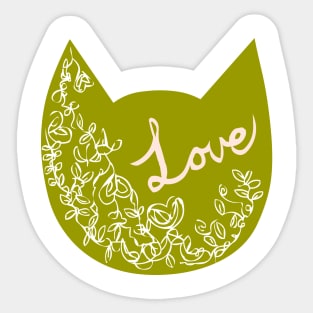 LOVE CAT Sticker